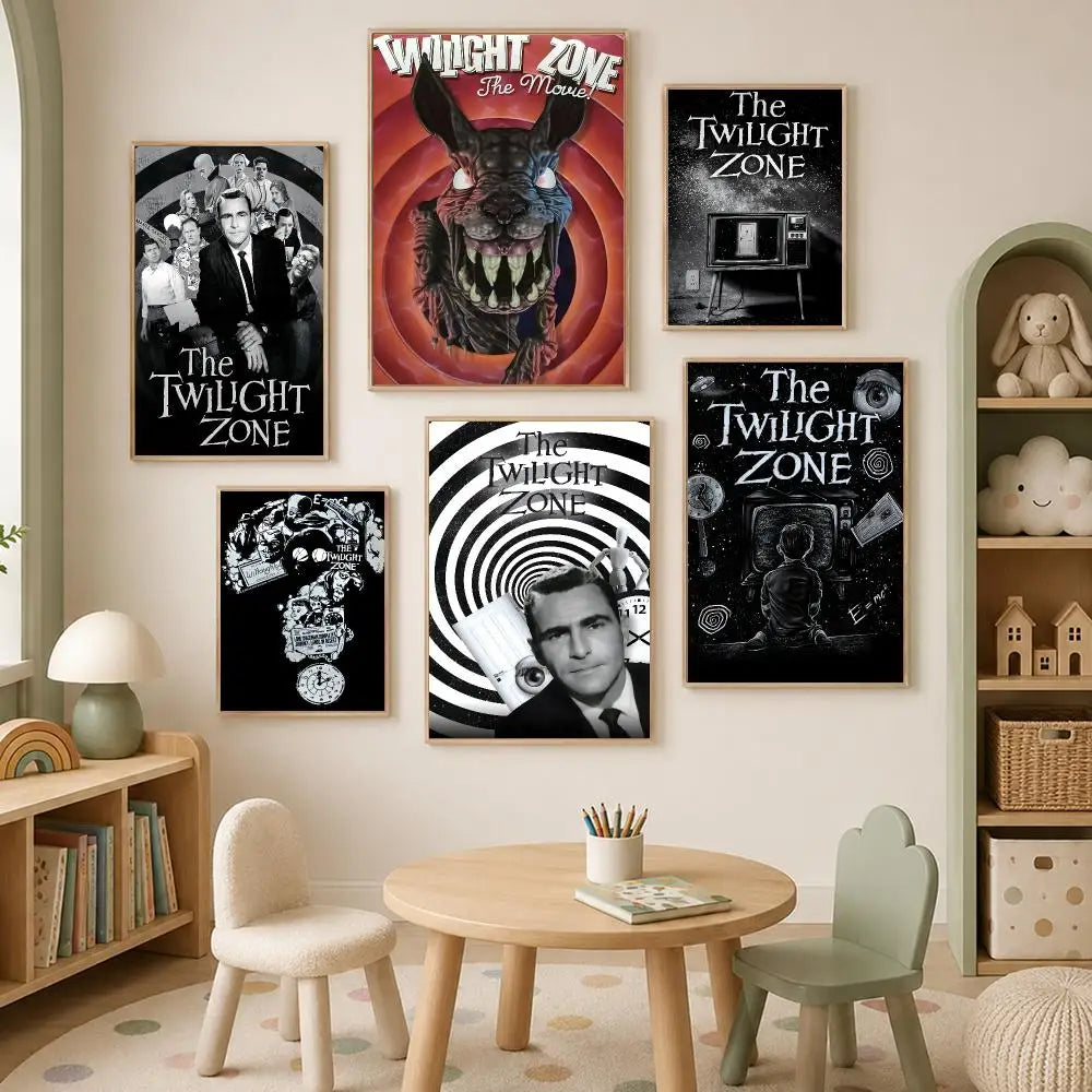 Twilight Zone Wall Art Poster – Self-Stick HD Waterproof Decor