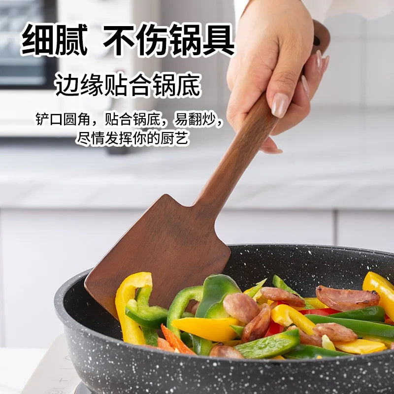 Wooden Spatula Non-stick Pan Special Cooking Utensil Home Kitchen Use