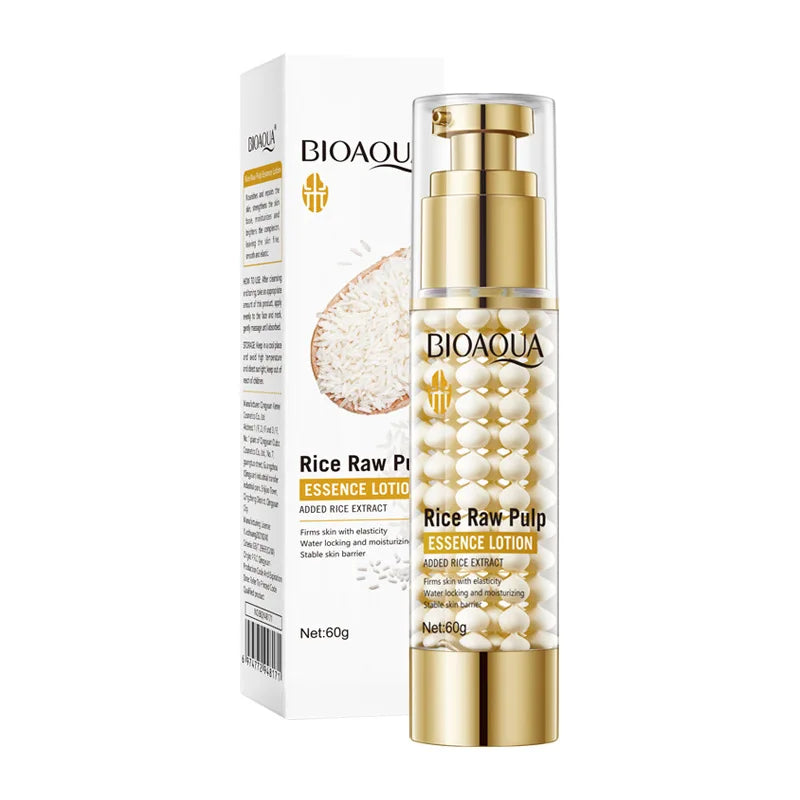 Rice Puree Essence Lotion 60g – Moisturizing & Brightening Skin Care