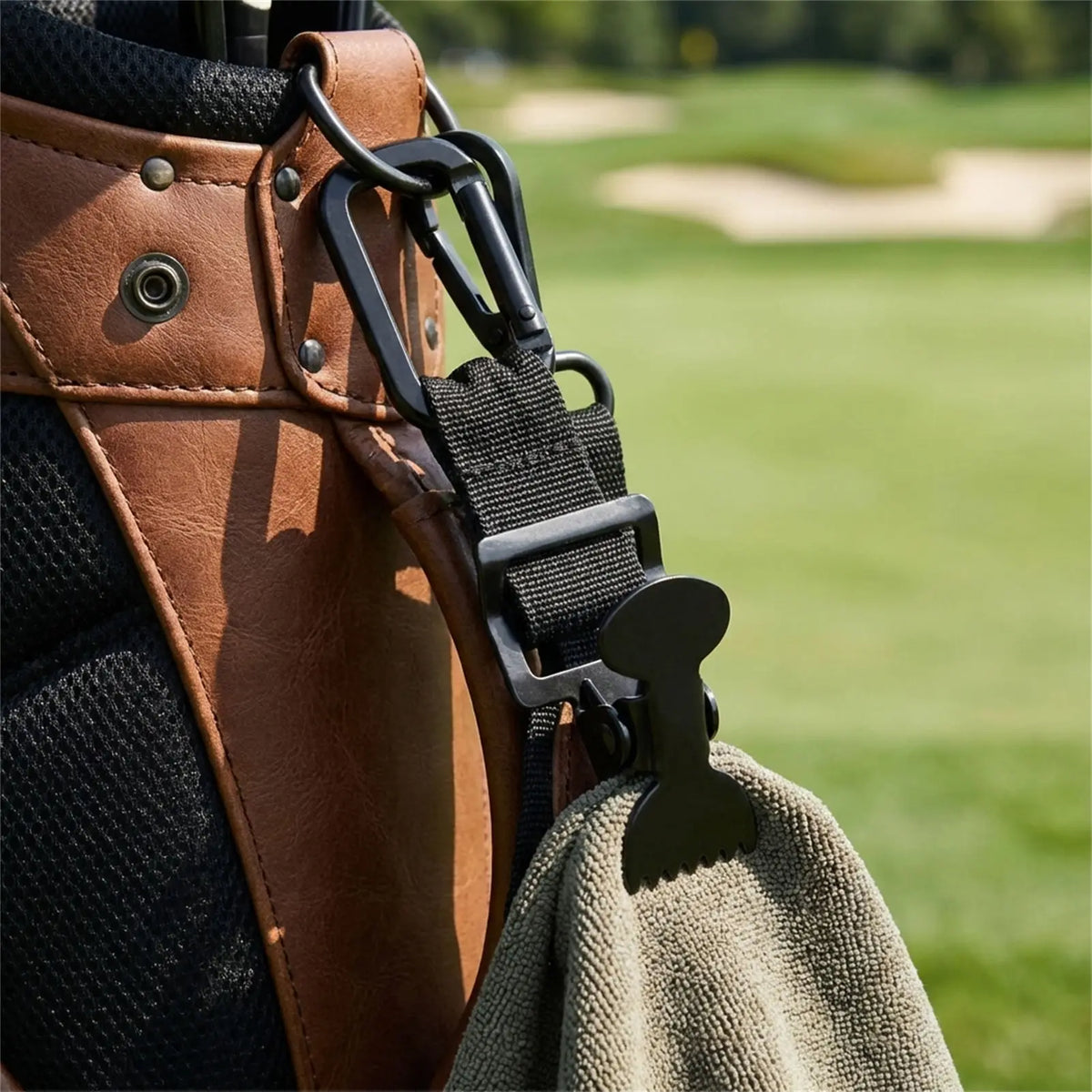 Multi-Function Toothed Metal Clamp – Golf Towel & Gear Clip