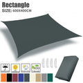 Rectangle Sun Shade Sail – 98% UV Block Waterproof Canopy