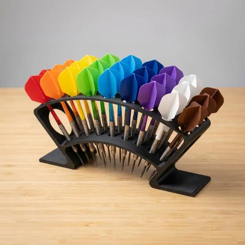 27-Slot Dart Cabinet Holder – Dart Storage Organizer for Players