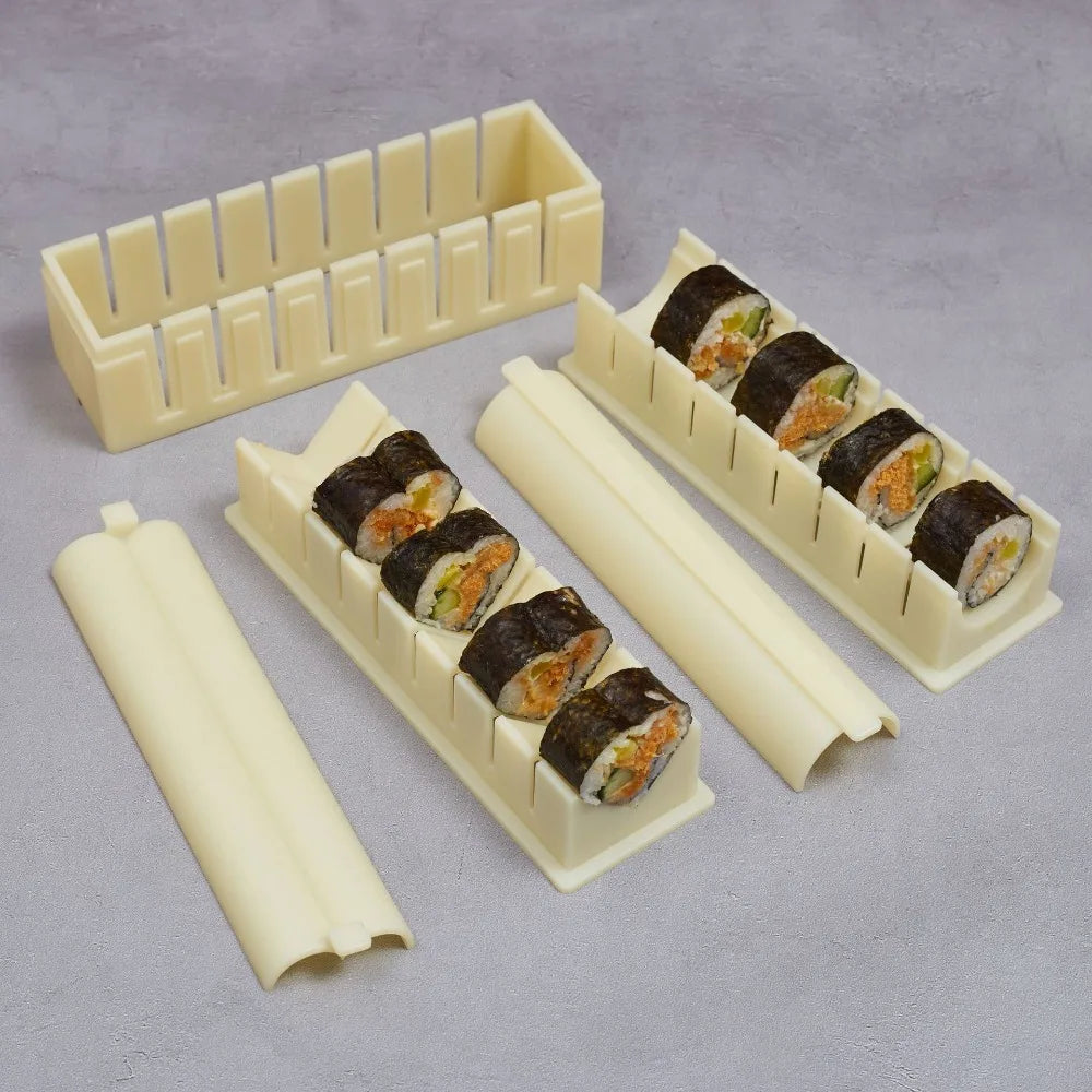 Plastic Sushi Maker Equipment Anti-stick Round Square Heart-shaped