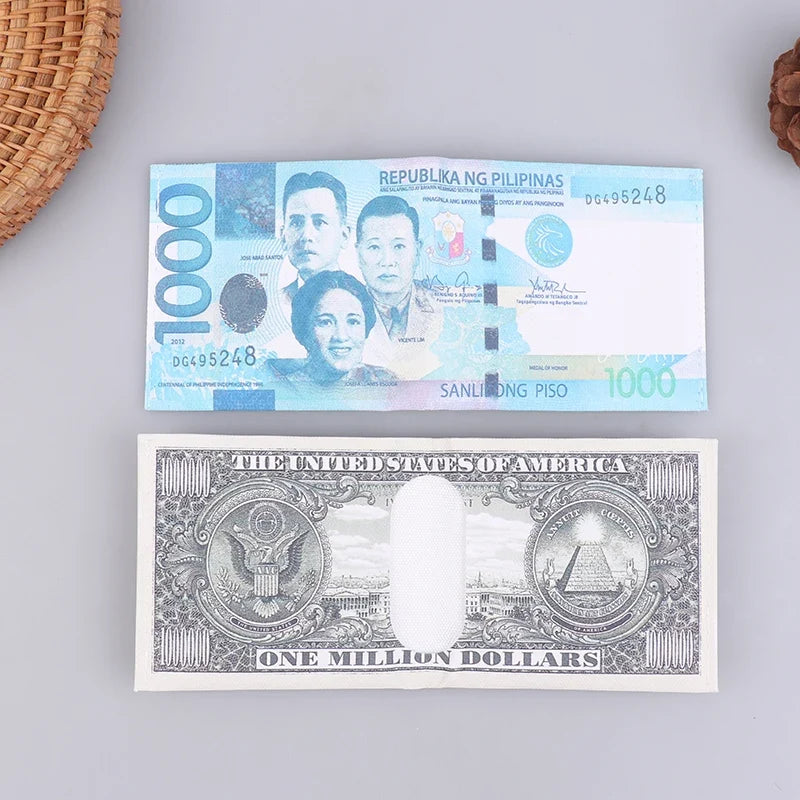 Slim Canvas Print Wallet – Unisex Bifold Card & Cash Holder