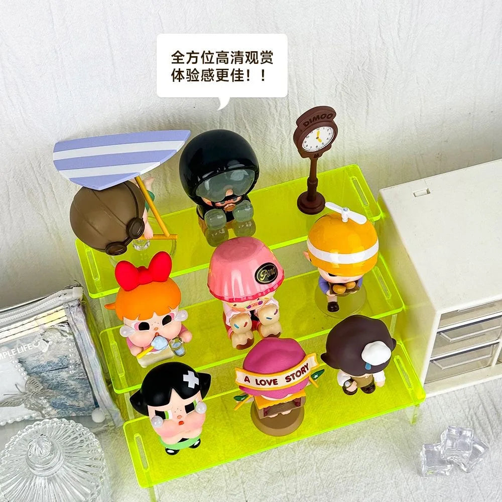 Acrylic Colorful Display Shelf for Figures, Perfume & Toys