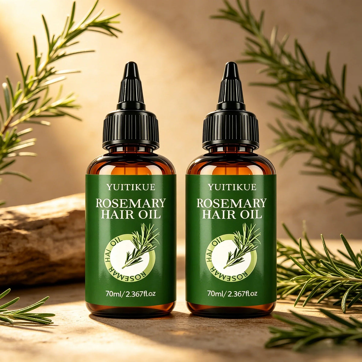 YUITIKUE Rosemary Hair Oil – Scalp Nourishment & Breakage Repair