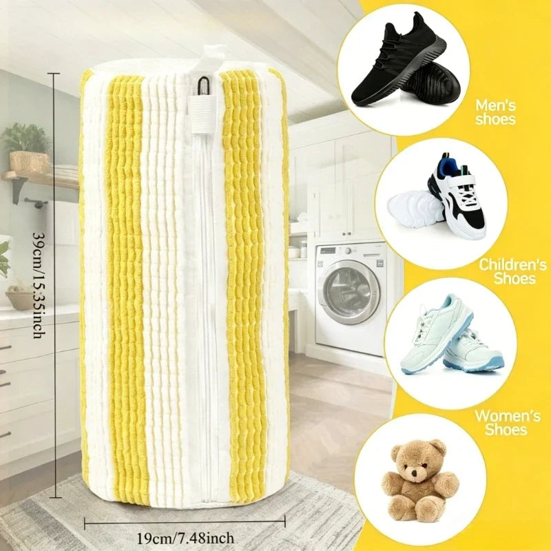 Shoe Washing Bag – Reusable Machine Wash Laundry Bag & Zipper