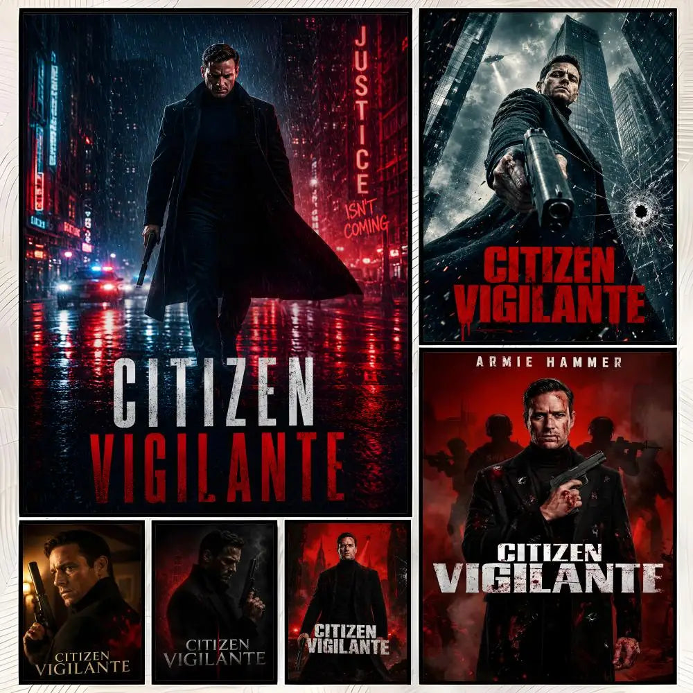 Citizen Vigilante Movie Poster – Self-Stick HD PVC Wall Art