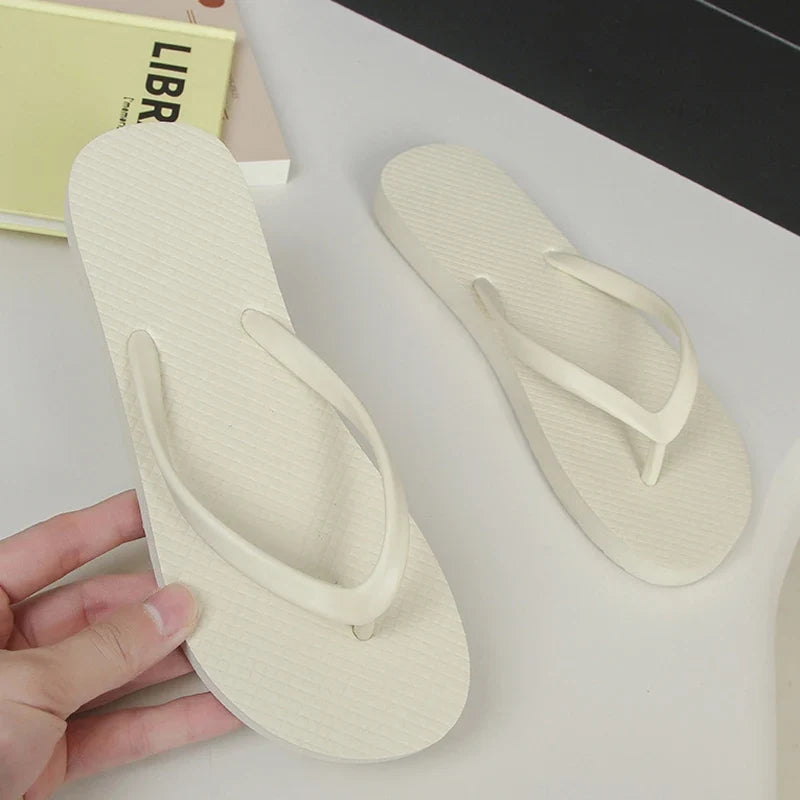 Women's Anti-Slip Beach Flip Flops | Quick-Dry PVC Slides