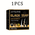 Polygonum Multiflorum Black Hair Soap Darkening Shampoo Bar Repair