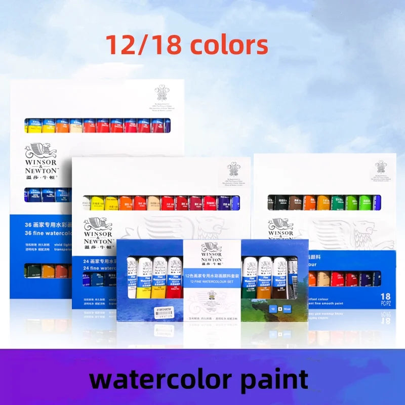 Bview Art Professional 12 18 Tube Watercolor Paint Artists Pigment