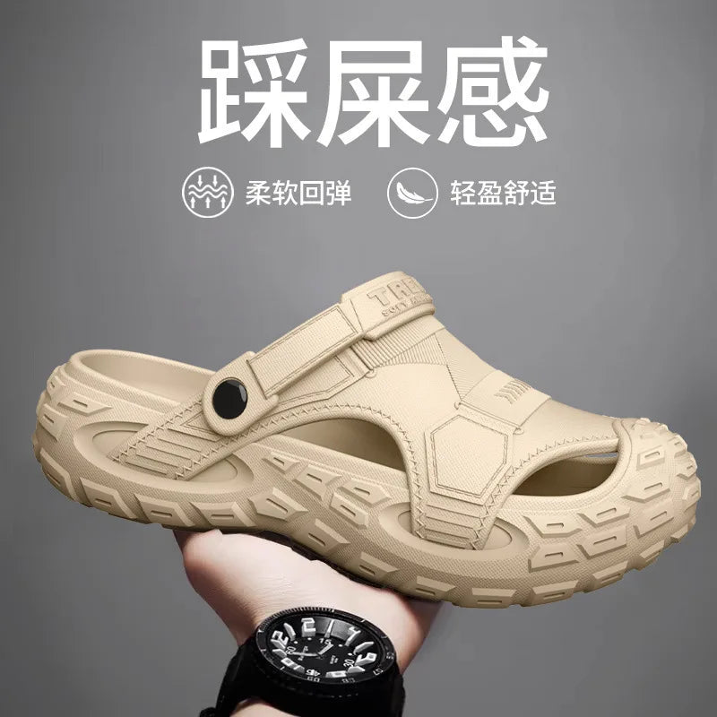 Men's Lightweight Anti-Slip Outdoor Sandals | Sizes 36–49
