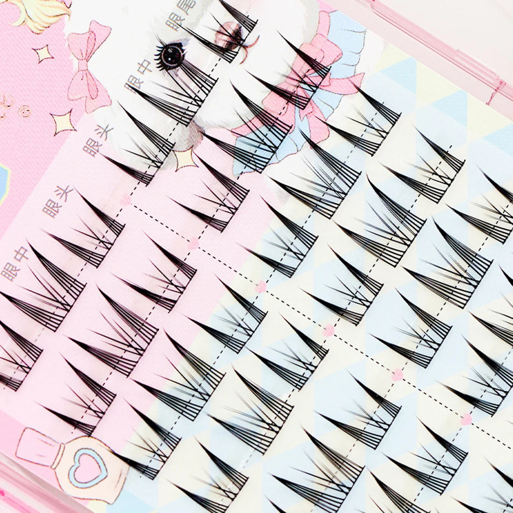 10-Row DIY Cluster Lashes | Natural Volume Eyelash Extensions