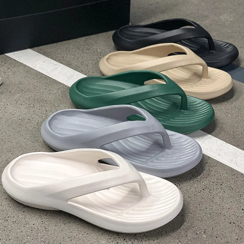 Cloud Flip Flops Thick Sole Clip Toe Beach Slides Men & Women