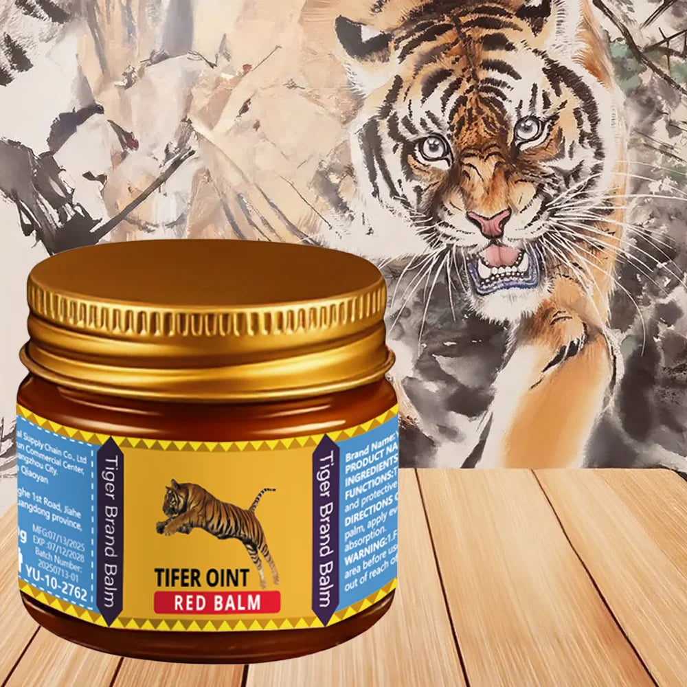 YUITIKUE Tiger Red Balm Body Cream 50g 2-Pack | Non-Greasy