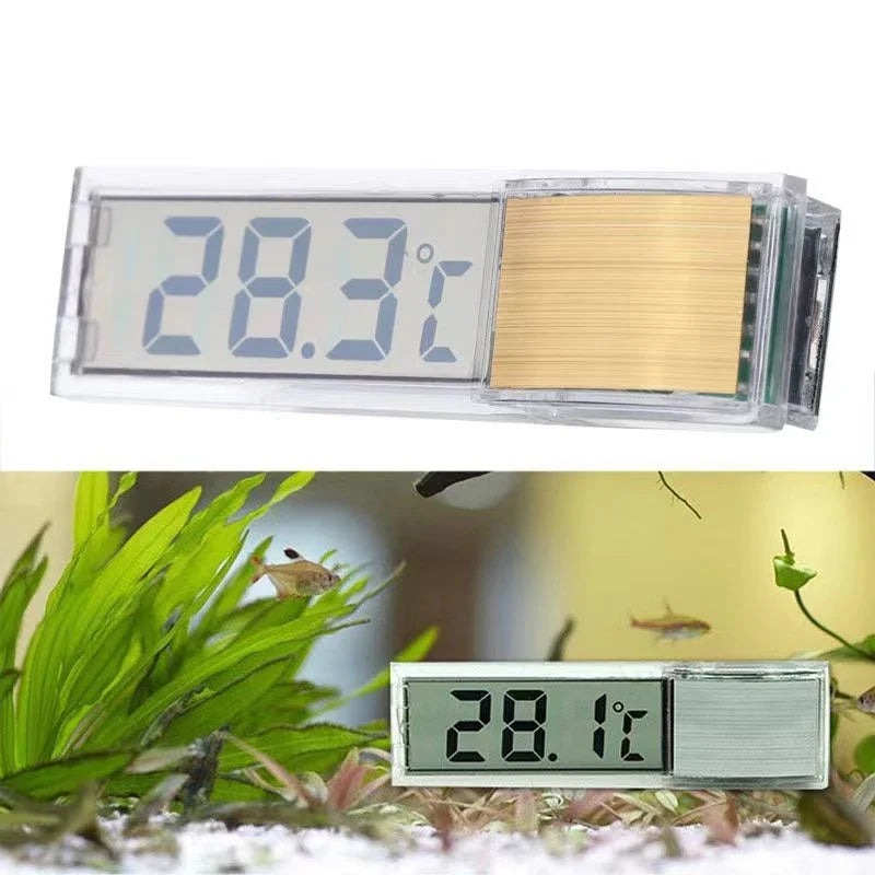 Aquarium Thermometer 3D Digital LED Electronic Fish Tank Temperature