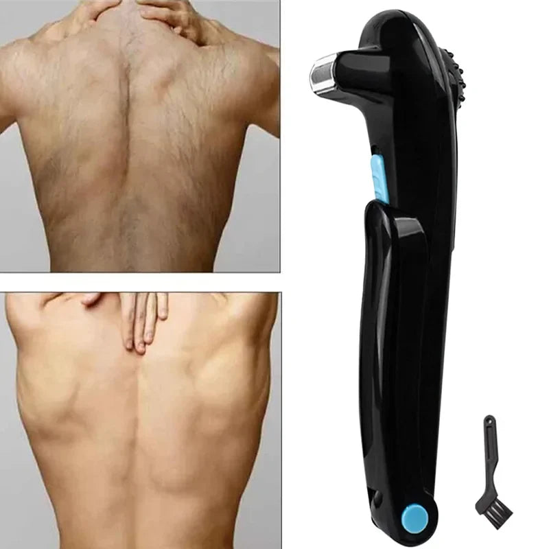 Long-Handle Double-Blade Back & Body Hair Trimmer Shaver