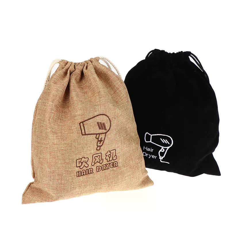 Hair Dryer Drawstring Storage Bag – Dust Cover & Travel Pouch