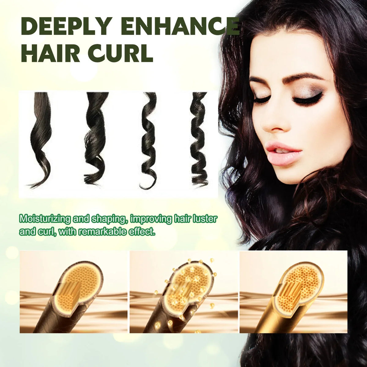 Jaysuing Curly Hair Mousse – Lasting Hold, Frizz-Free Curls