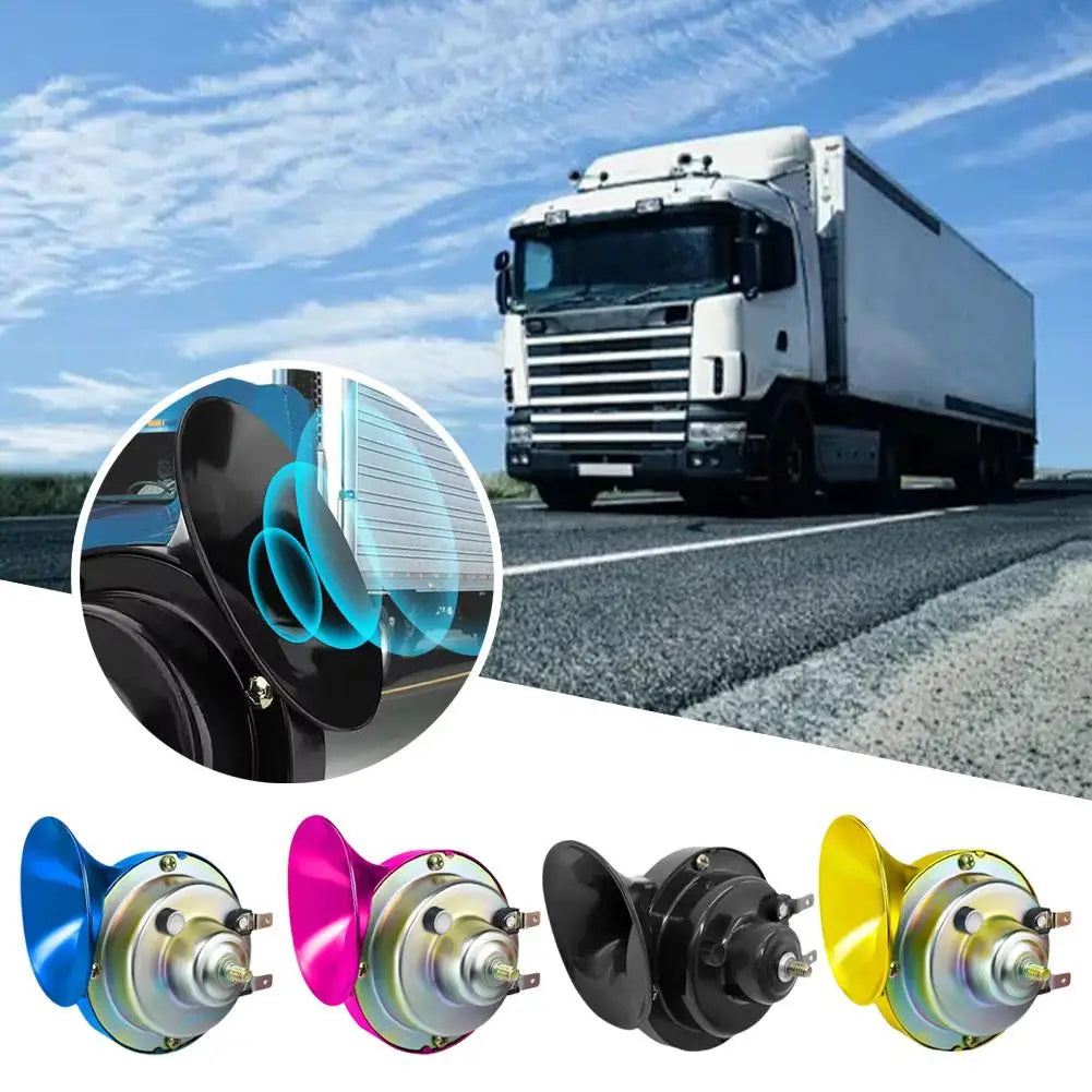 12V 510Hz Electric Snail Horn with Relay | Car Boat Motorcycle