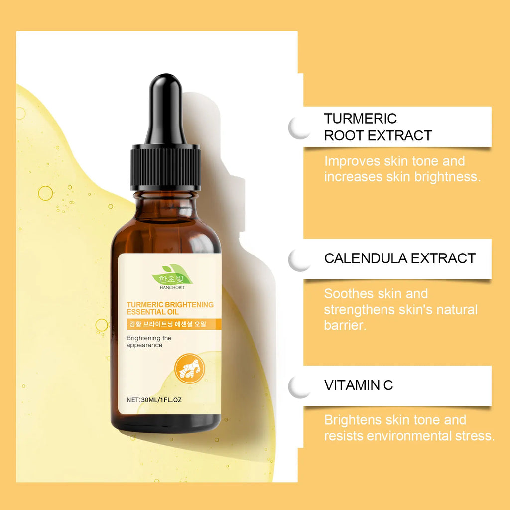 Turmeric Brightening Face Oil – Radiance & Glow | Hanchobit