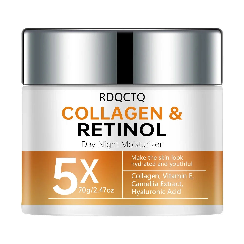 Retinol Collagen Day & Night Cream | Hyaluronic Acid + Vitamin E