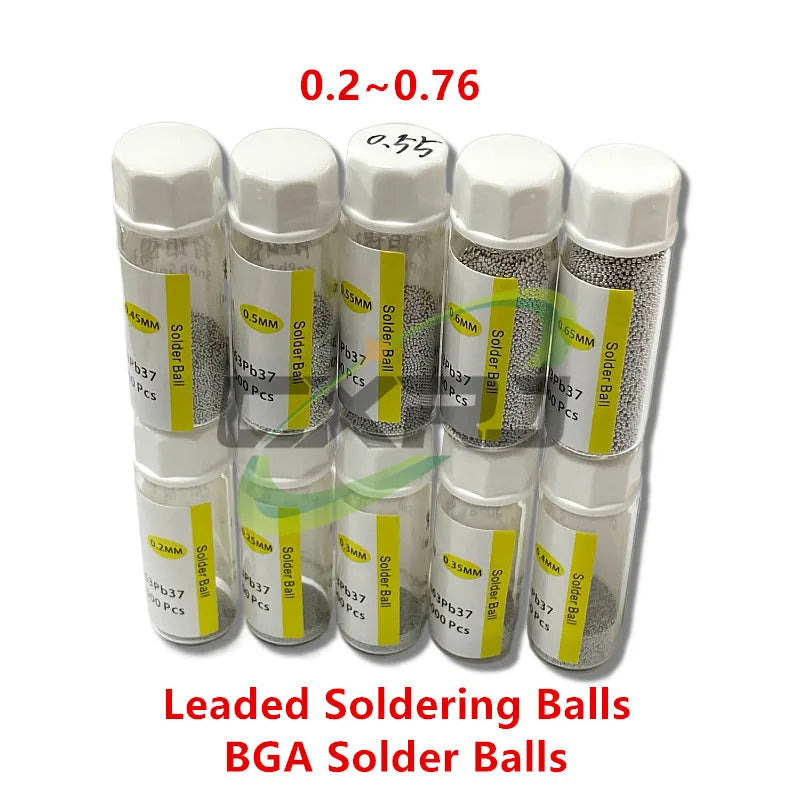 BGA Leaded Solder Balls Reballing Kit – 0.2 to 0.76mm Sizes