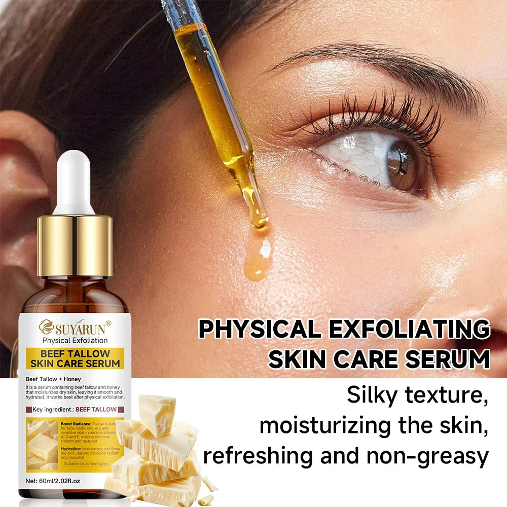SUYARUN Tallow Exfoliating Serum | Face & Body Scrub
