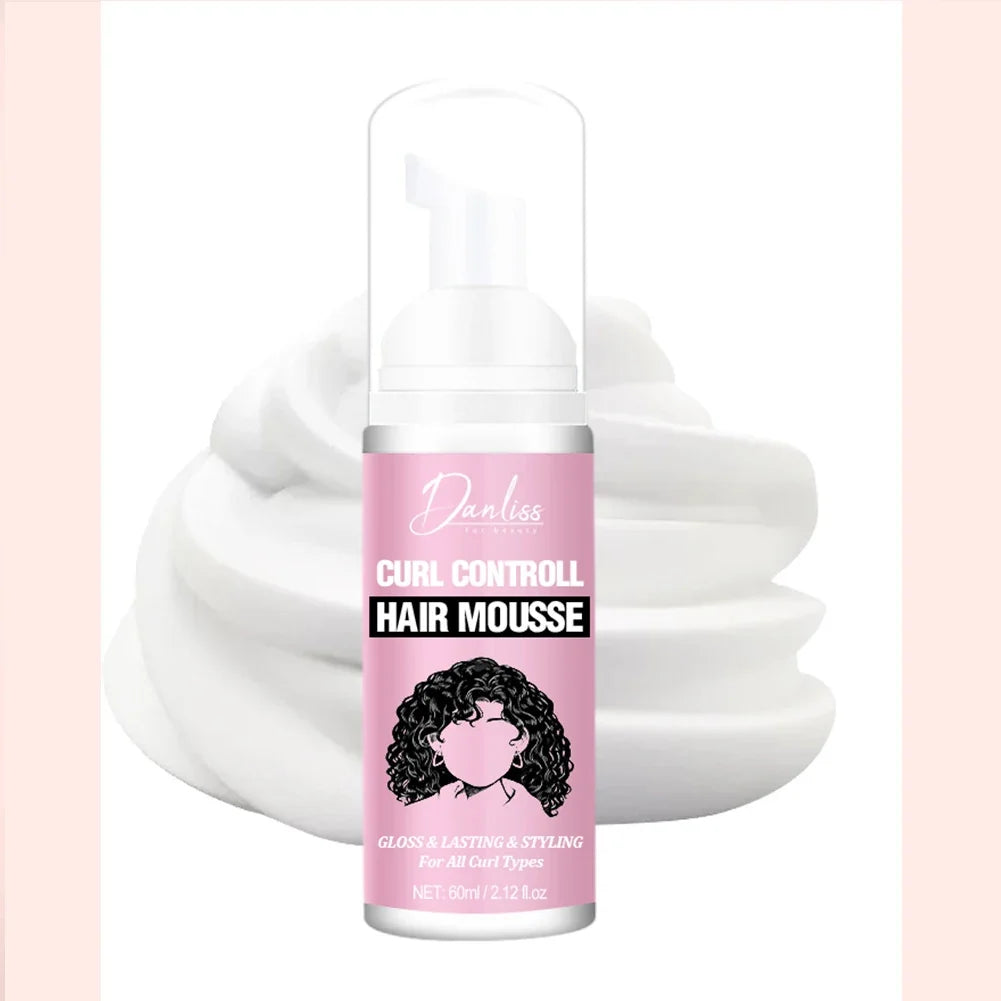 Curl Defining Mousse – Anti-Frizz Bouncy Curl Enhancer 60ml