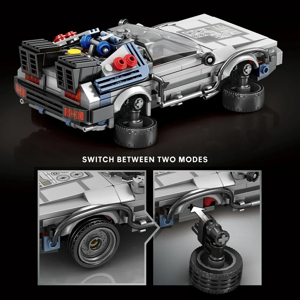 1 24 Classic Movie Racing Car Building Blocks MOC Model Sport Cars