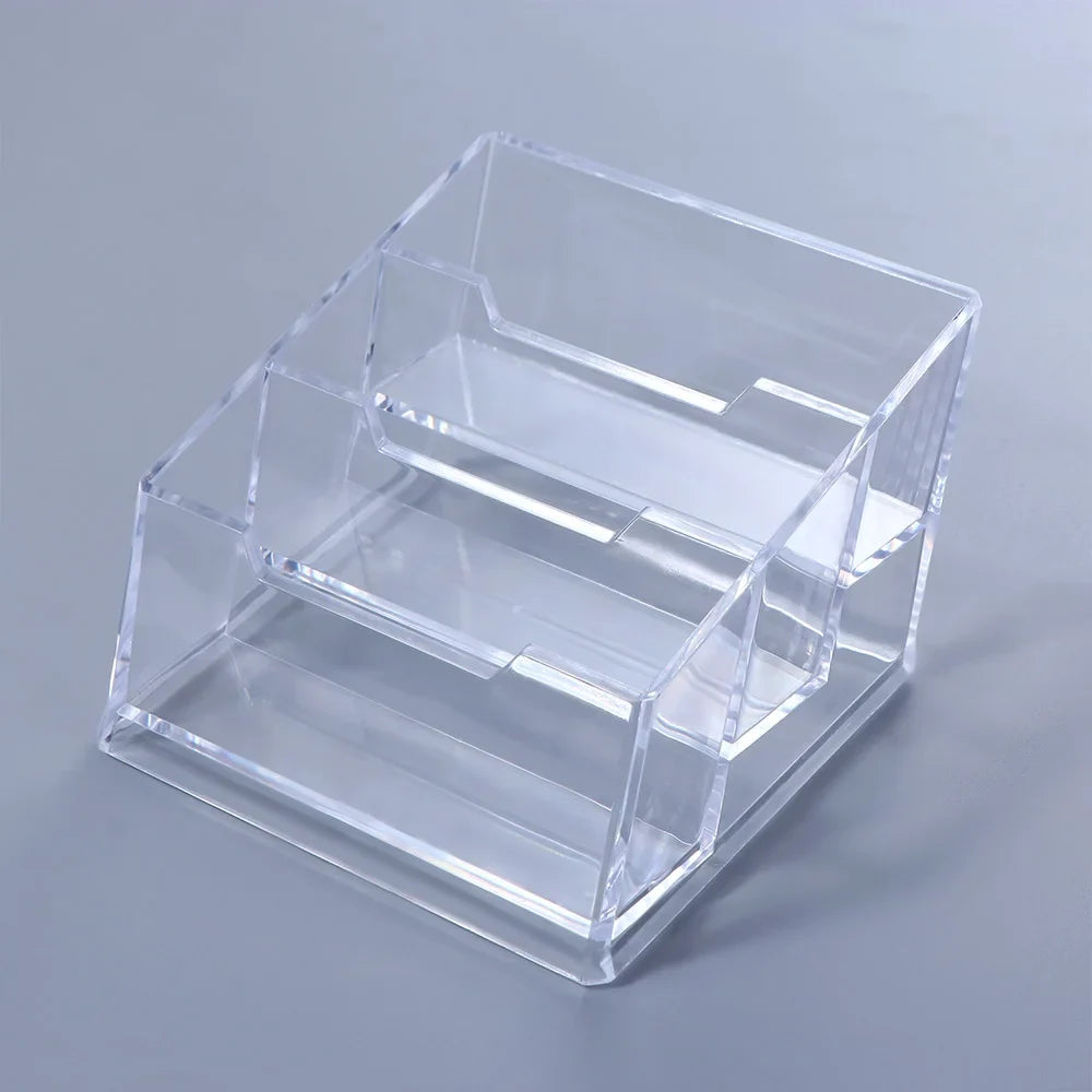 Acrylic Business Card Holder Display Stand – 1, 2 & 3 Tier