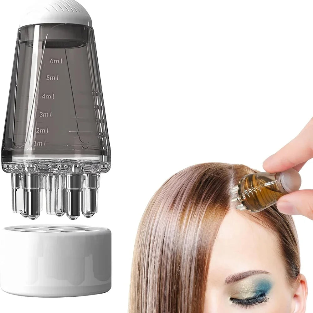 6ml Scalp Roller Applicator – Hair Oil & Serum Comb Tool