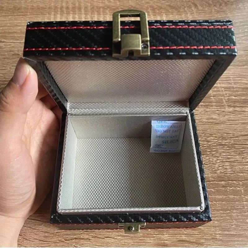 Faraday Box RFID Signal Blocker | Leather Car Key Security Box