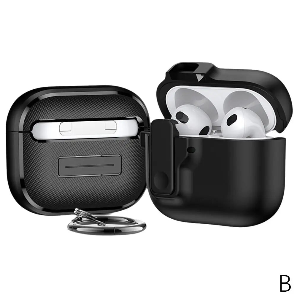 Silicone Case for AirPods 4 – TPU+PC Protective Cover