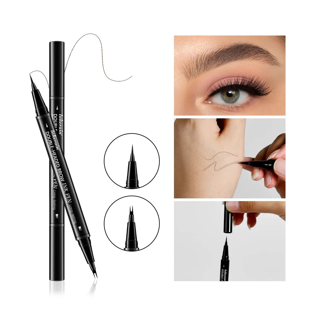 2-in-1 Eyebrow Pencil & Eyeliner – Waterproof, Long-Lasting