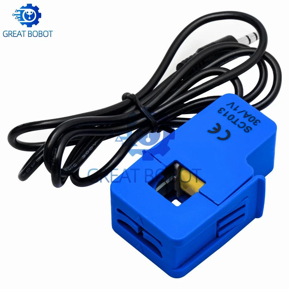 SCT-013 Split Core Current Transformer – 30A 50A 100A AC Sensor