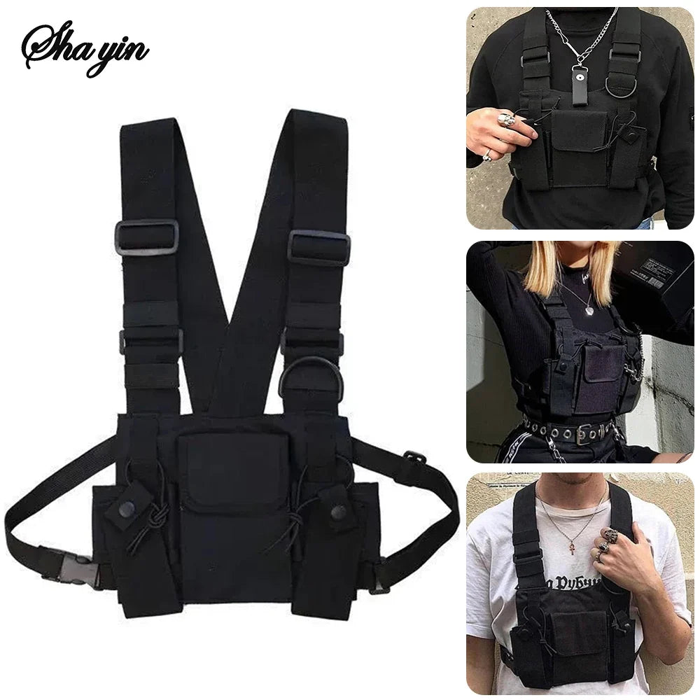 Tactical Chest Rig Bag – Unisex Hip Hop Streetwear Waist Pack