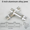 V-Clip CNC Milling Vise Jaws 4–8 Inch Aluminum Alloy | 1 Pair