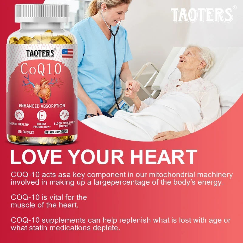 CoQ10 400mg Capsules – Antioxidant & Heart Energy Support
