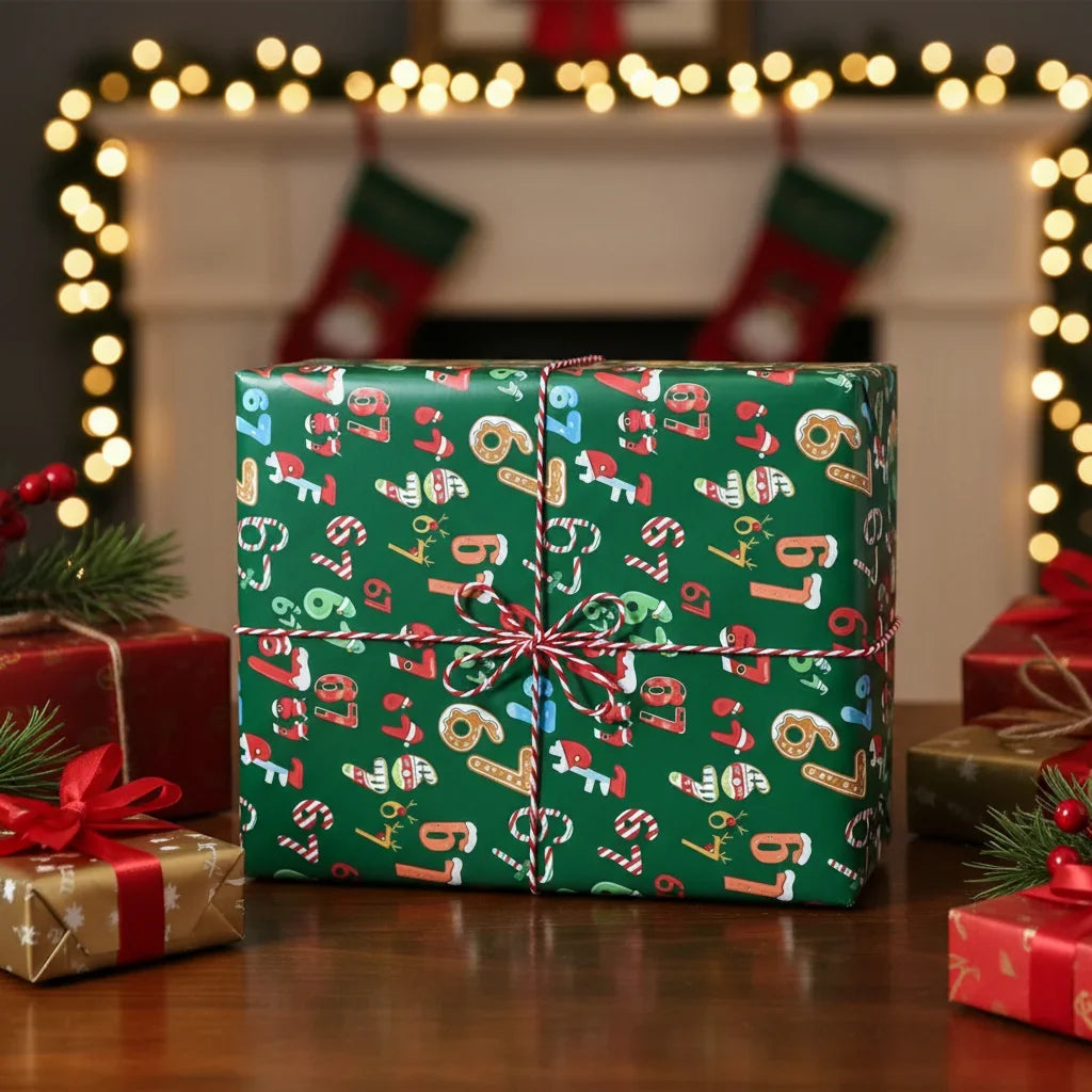 Meme Christmas Wrapping Paper Roll | 50cm x 90m Funny Gift Wrap