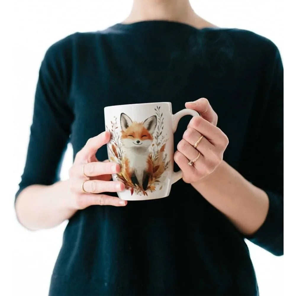 10 Pcs Fox UV DTF Transfer Stickers – Waterproof Cup Decals