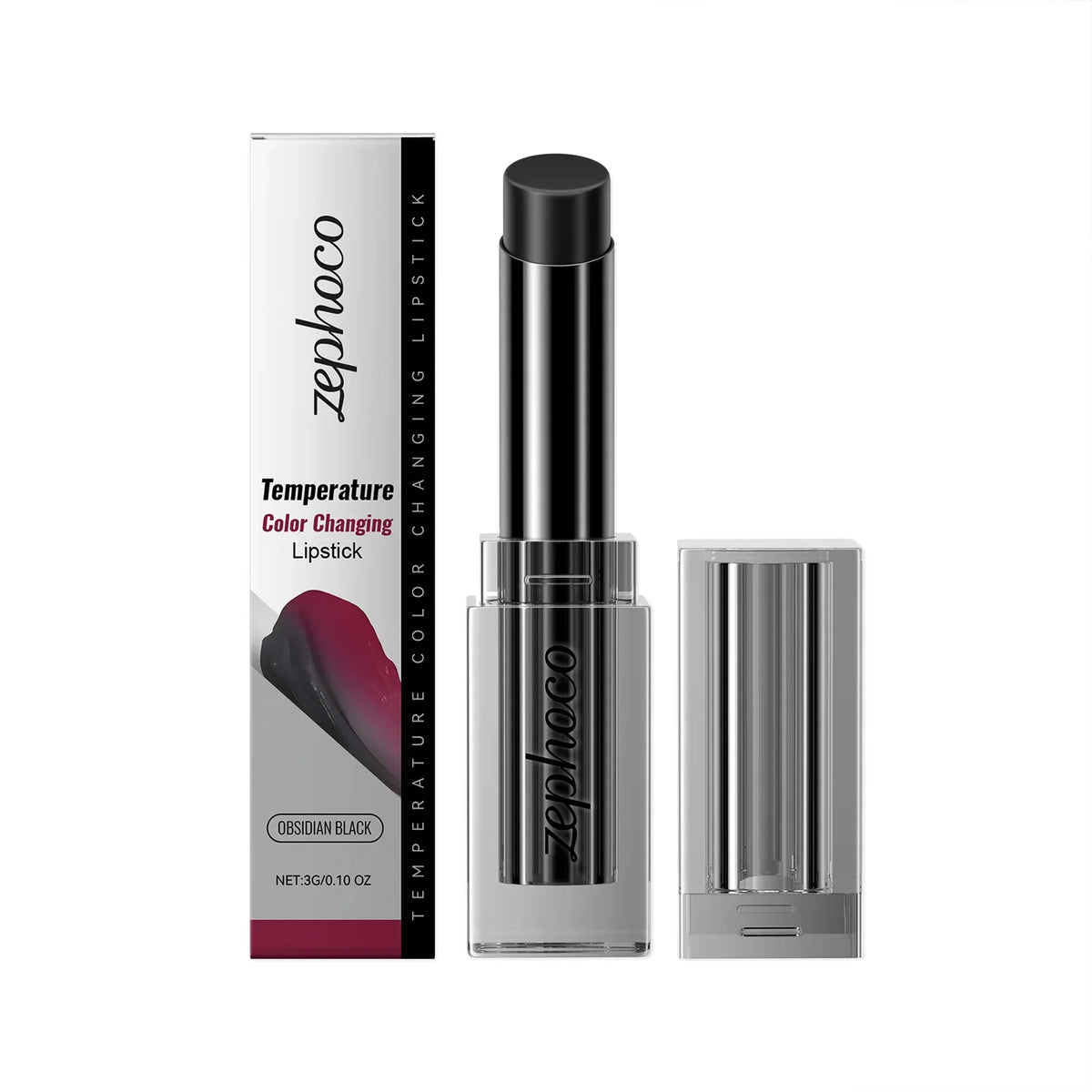 Obsidian Thermochromic Lipstick – Moisturizing & Color-Changing