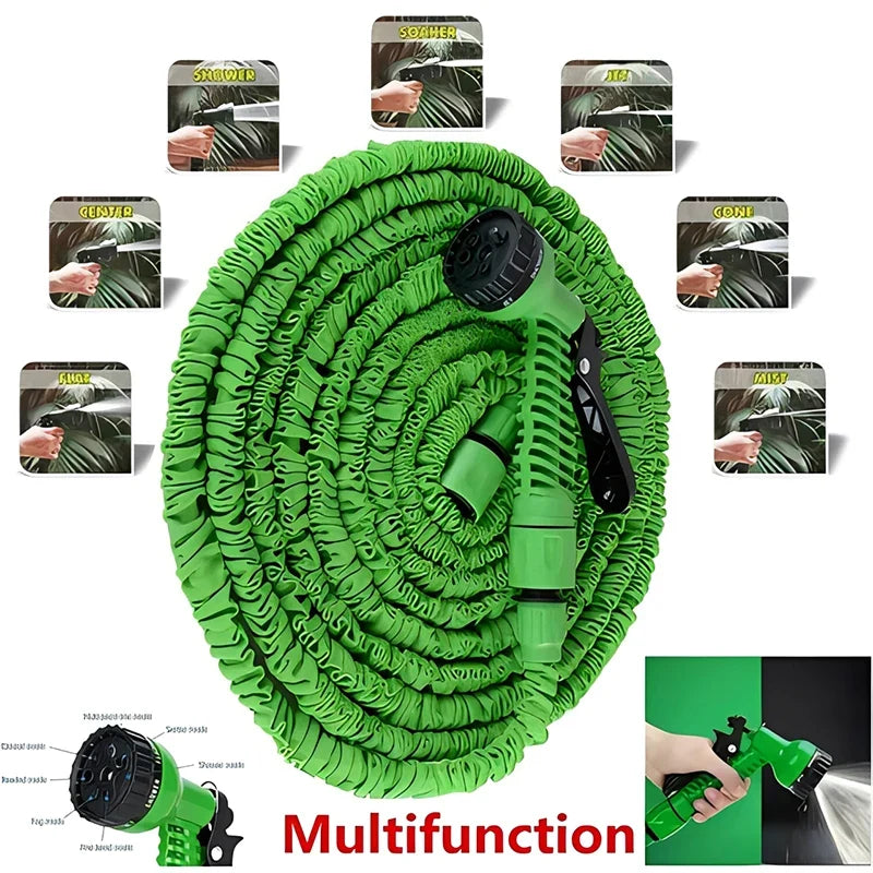 25-75 Ft Household Magic Hose Flexible Water Spray Car Washing