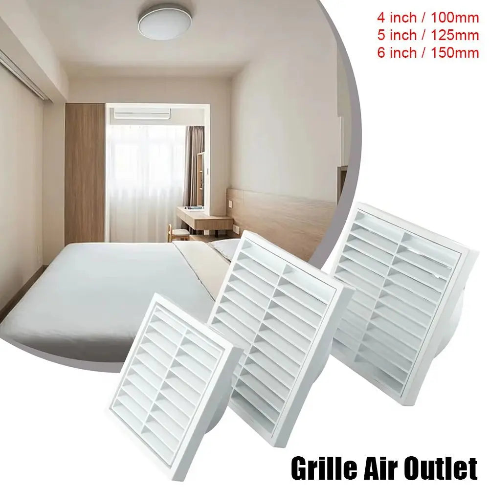 Wall Ceiling Grille Air Outlet Pipeline Ventilation Plastic Fresh