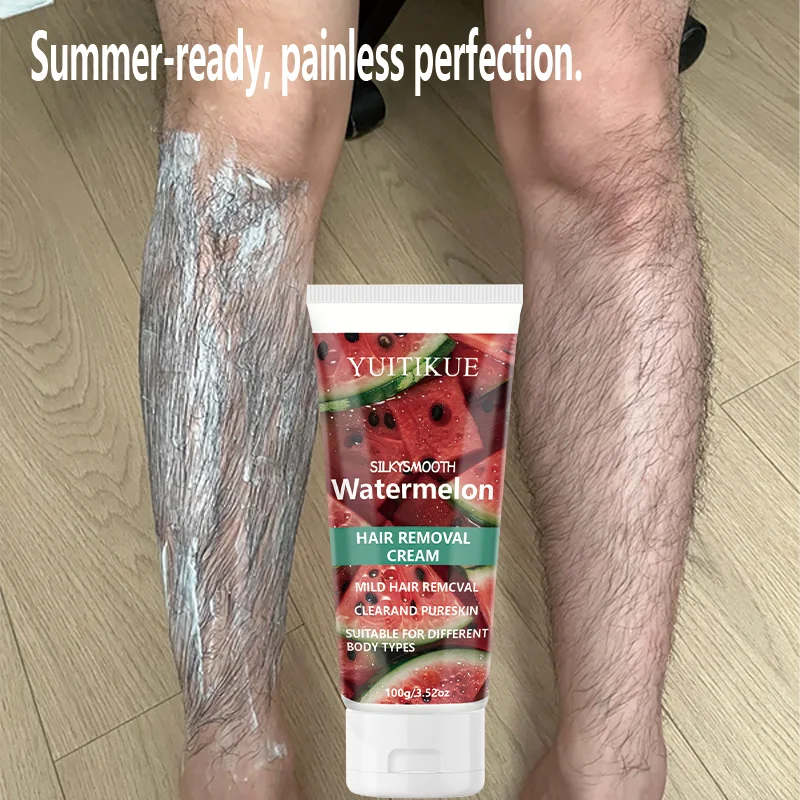 YUITIKUE Watermelon Depilatory Cream – Smooth Hair Removal 100g