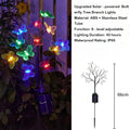 Solar Butterfly Branch Light Firefly LED Garden Outdoor Lawn Lights