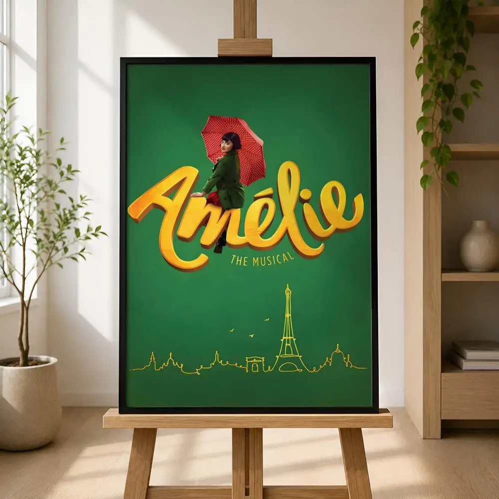 Amélie Movie Poster – Peel & Stick Waterproof PVC Wall Art