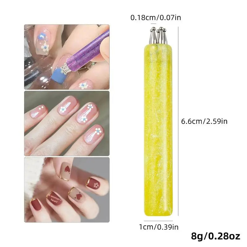 Nail Art Dotting Pen – Starry Sky Handle Carving Tool