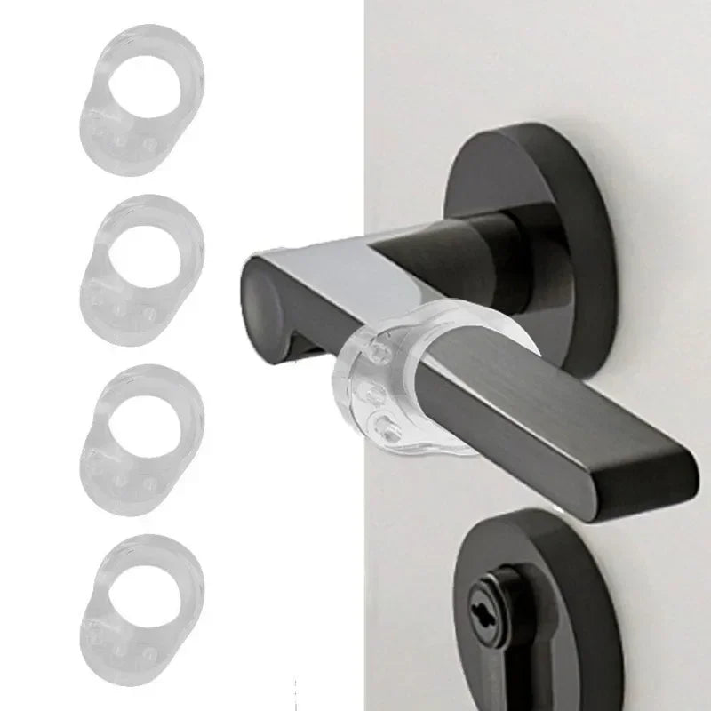 Transparent PVC Door Stopper Wall Buffer Pad – 1 to 8 Pcs