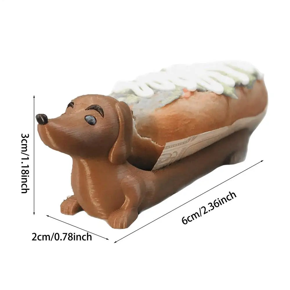 Dog Dachshund Tray Funny Dogs Serving Snack Dinner Holder Home Family